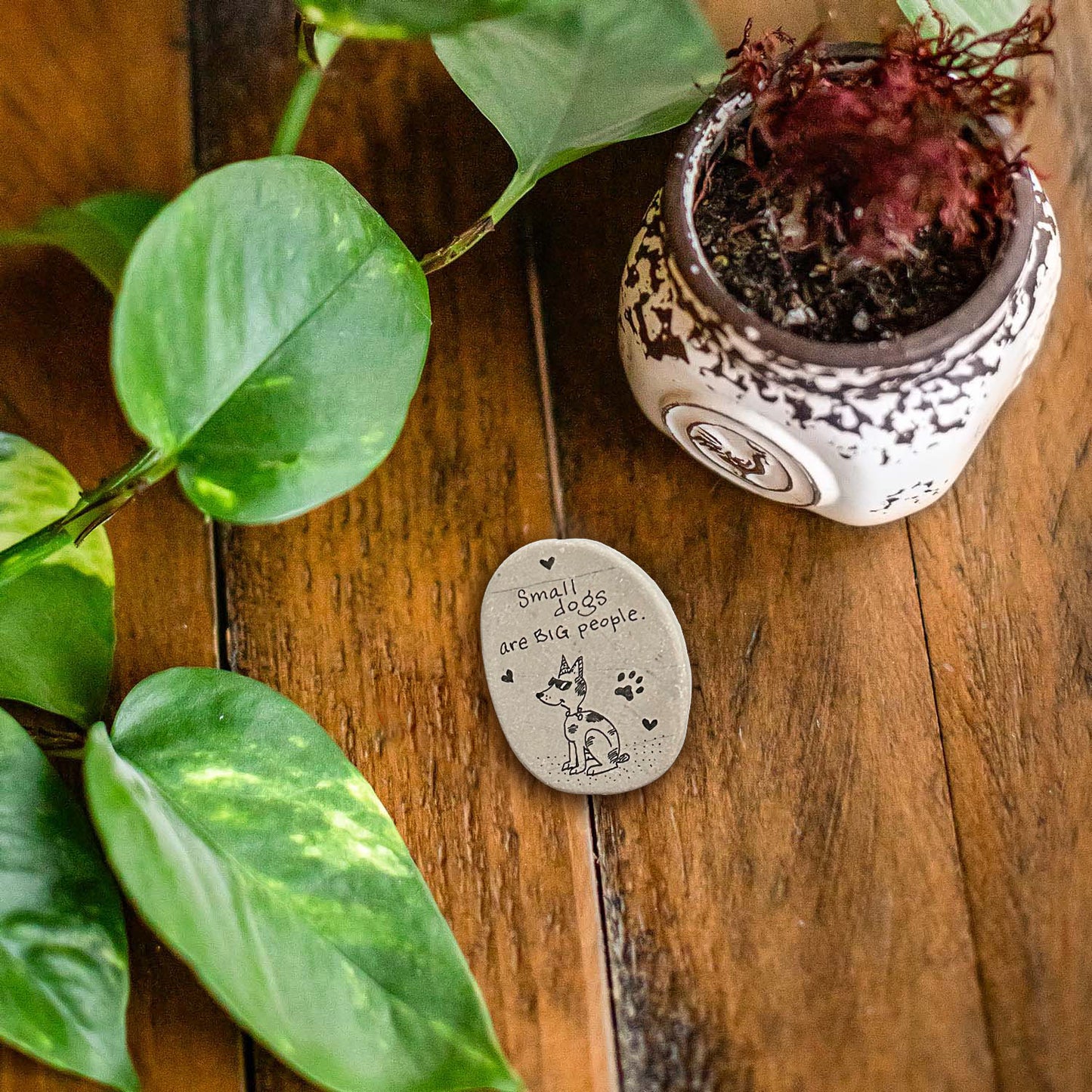 Illustrated stone magnet 49 Mac