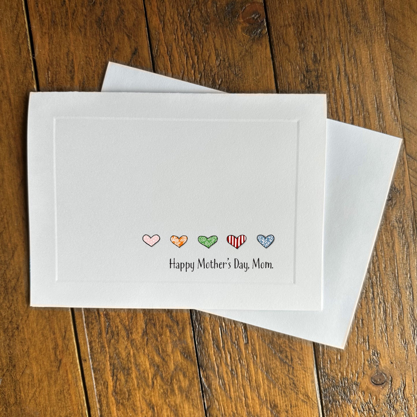 Mother's Day card - hearts for mom
