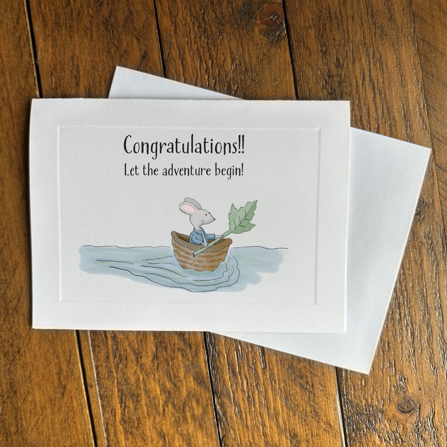 graduation greeting card - let the adventure begin