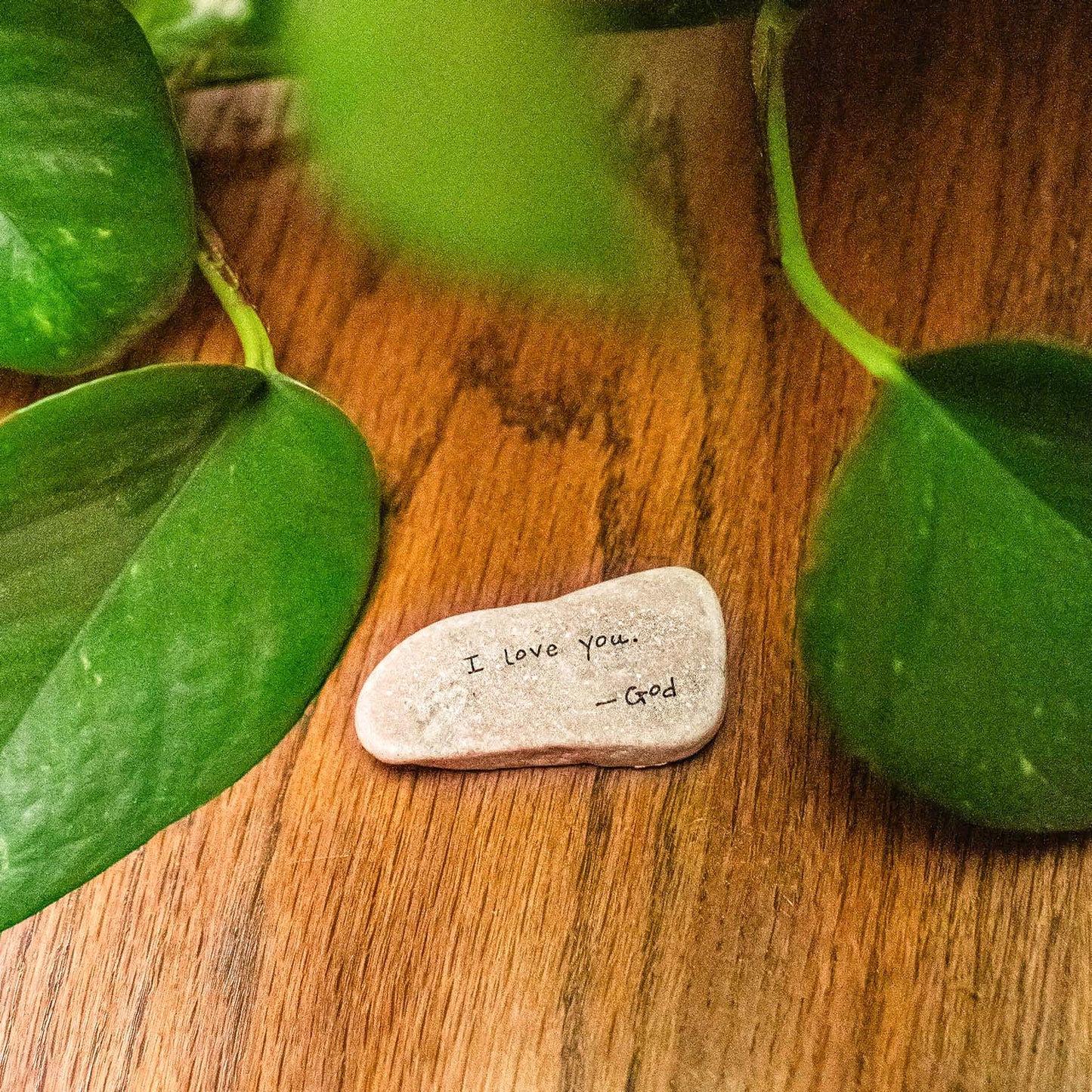 Stone art magnet 12 I love you - God