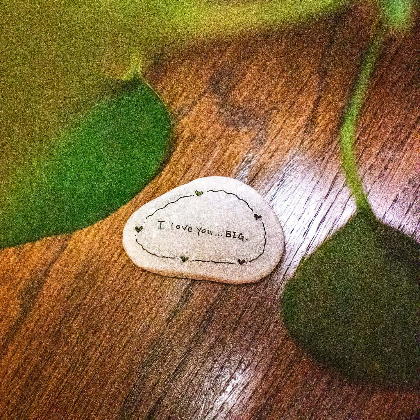 Stone art magnet 19 I love you big