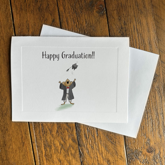 graduation greeting card - happy graduation
